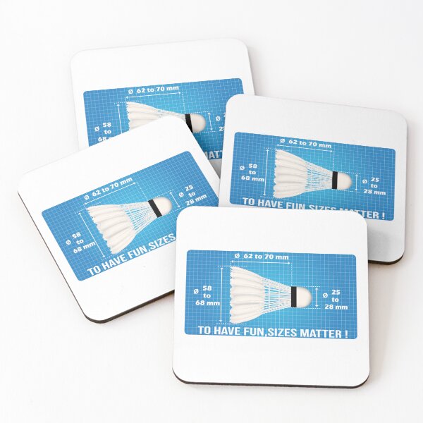 Item preview, To have fun sizes matter - Badminton designed and sold by Manikool.