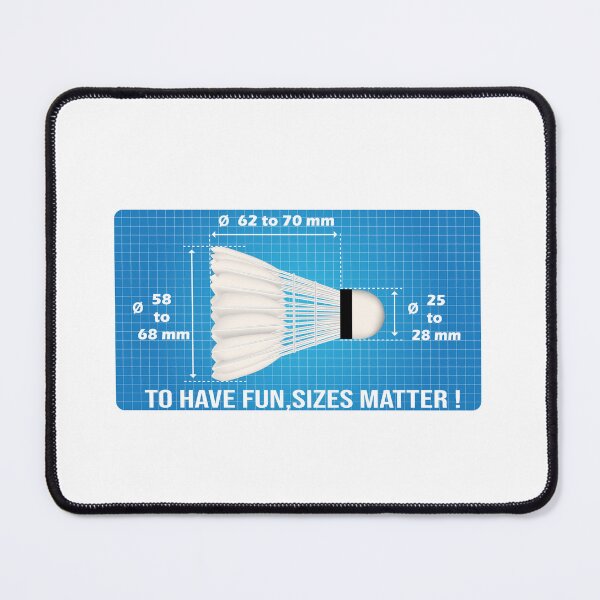 Item preview, To have fun sizes matter - Badminton designed and sold by Manikool.