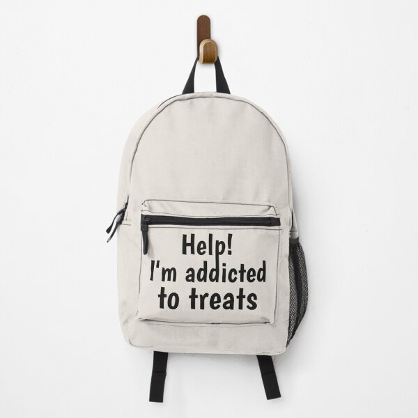 Item preview, Fun Slogan Help! I'm Addicted To Treats Black Text, Great For Treat Lovers designed and sold by TrulyEpoque.