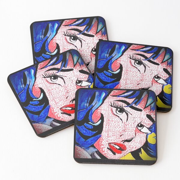 Item preview, Pop art girl designed and sold by ChickenCity46.