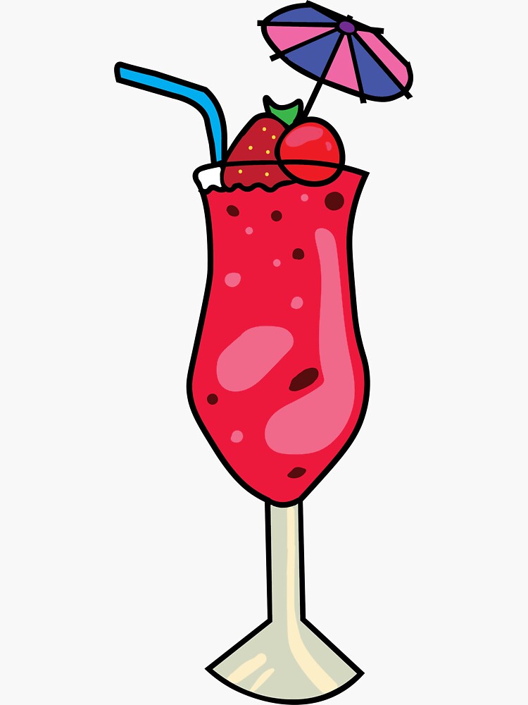 Singapore Sling Cocktail Drink For Beach Holiday and Bartenders