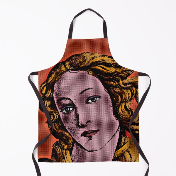 Item preview, Pop Art Venus of Sandro Botticelli (Orange Background) designed and sold by OnlyPopArt.