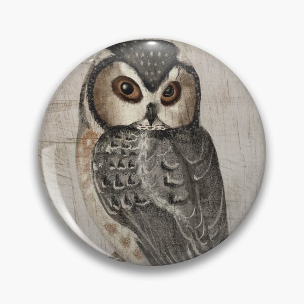 Item preview, Vintage Owl Portrait designed and sold by HappyLifeCreate.
