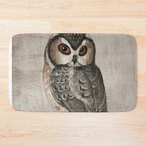 Item preview, Vintage Owl Portrait designed and sold by HappyLifeCreate.