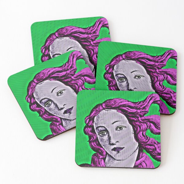 Item preview, Pop Art Venus of Sandro Botticelli (Green Background) designed and sold by OnlyPopArt.