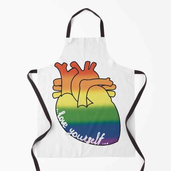 Item preview, Love yourself. Pride Anatomical human heart lineart designed and sold by Drevych-shop.