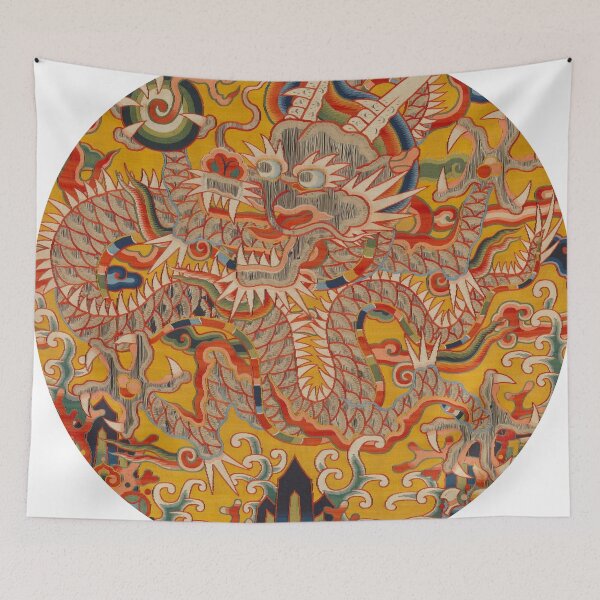 Item preview, Ancient Chinese Dragon Embroidery designed and sold by IliaLobell.