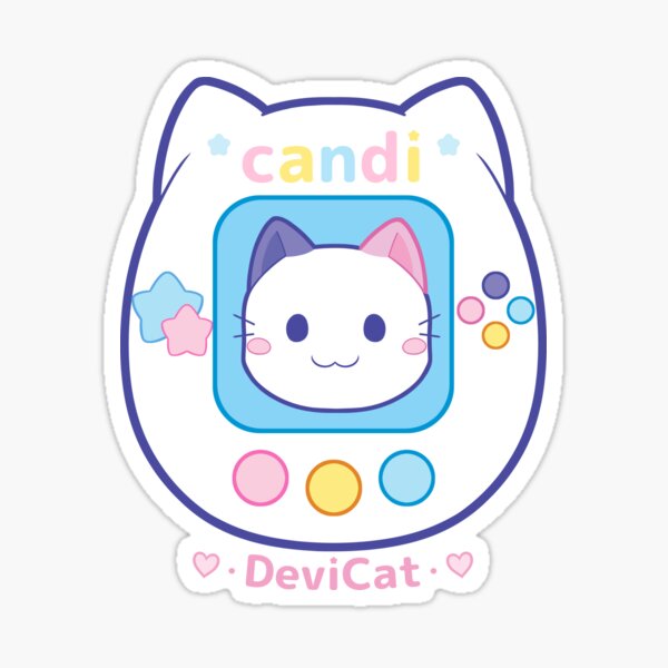 Item preview, CandiCat Virtual Pet • 2021 designed and sold by Devi Cat.
