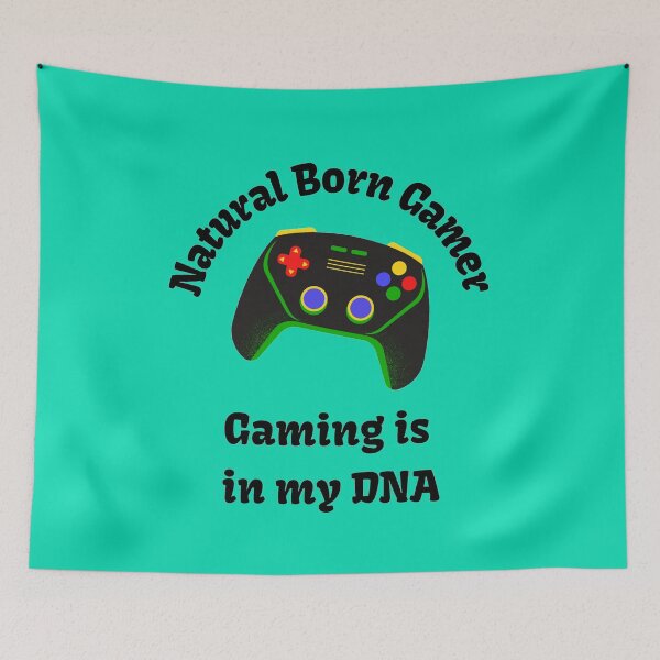 Item preview, Natural Born Gamer Gaming is in my DNA designed and sold by SN-DesignShop.