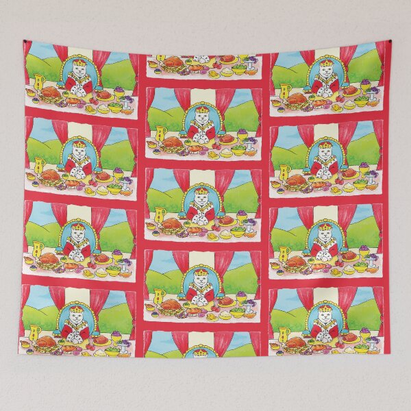 Item preview, "King Leo Waiting at Banquet Table" designed and sold by gigiamal.