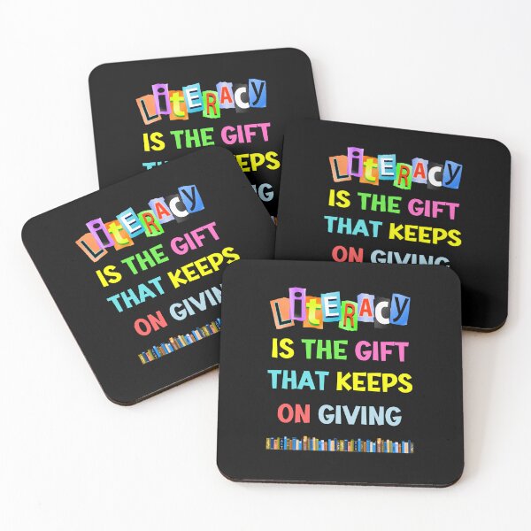 Item preview, Literacy is the gift that keeps on giving designed and sold by Einstein12345.