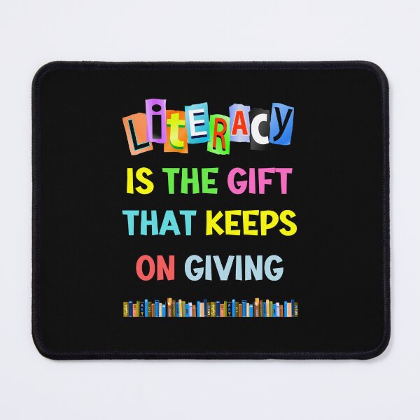 Item preview, Literacy is the gift that keeps on giving designed and sold by Einstein12345.