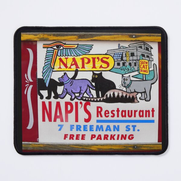 Item preview, Napi's Provincetown Restaurant Sign on Cape Cod Tourist Trolley designed and sold by WigOutlet.