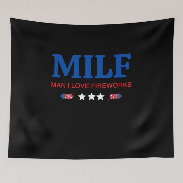 Item preview, Funny MILF Man I Love Fireworks - Funny 4th July T-Shirt, Independence Day Shirt, Fireworks Shirt, Patriotic, Premium Men Women Unisex Shirt designed and sold by mystylecorner.