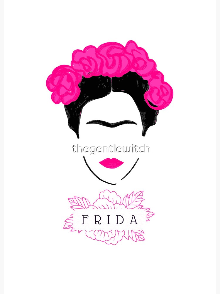 Frida Kahlo Pink (Blank Sketch Book) - Flame Tree Publishing