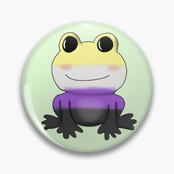 Item preview, Nonbinary Frog designed and sold by Becky-Marie.