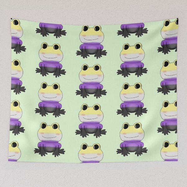 Item preview, Nonbinary Frog designed and sold by Becky-Marie.