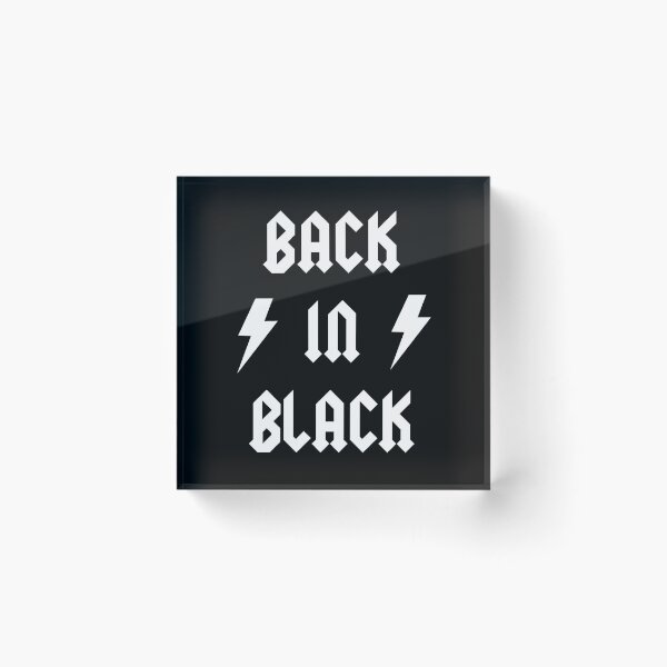 Item preview, Back in black designed and sold by inkeddads.