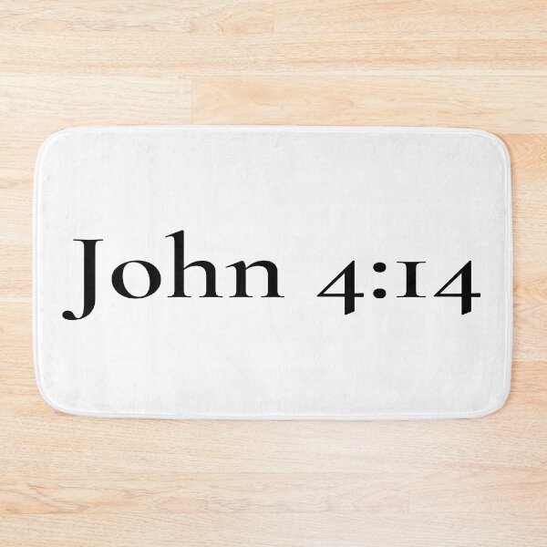 Item preview, John 4:14 bible verse christian quote about living water designed and sold by AmeliasArtistry.
