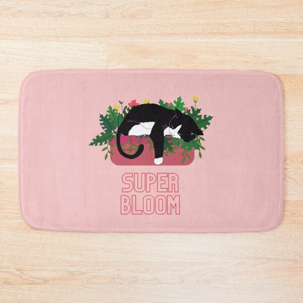 Item preview, Super Bloom Sleeping Cat  designed and sold by PaigeNColwell.