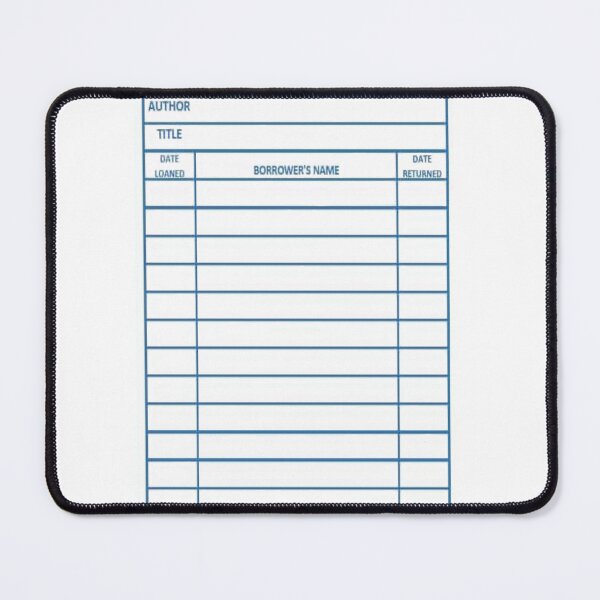 Item preview, Retro Library card designed and sold by Tweeting.