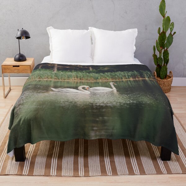 Item preview, Swan Couple in Pond (Photograph) designed and sold by dev11588.
