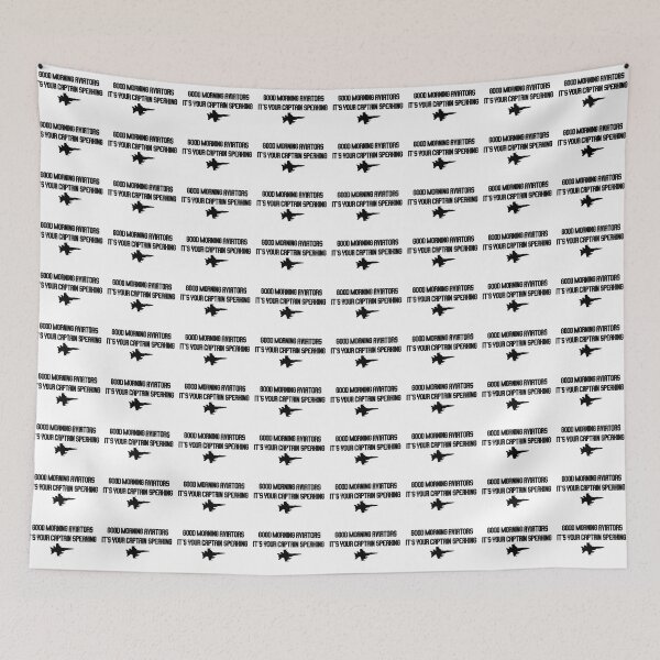 Item preview, good morning aviators it's your captain speaking  designed and sold by LannisterOnMars.