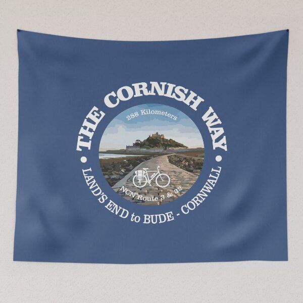 Item preview, Cornish Way (cycling c) designed and sold by curranmorgan.