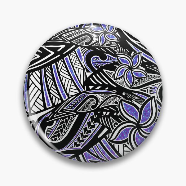Item preview,  Paradise Hawaiian With Glam Overlay - Samoan - Polynesian Tribal 3009 designed and sold by sunnthreads.