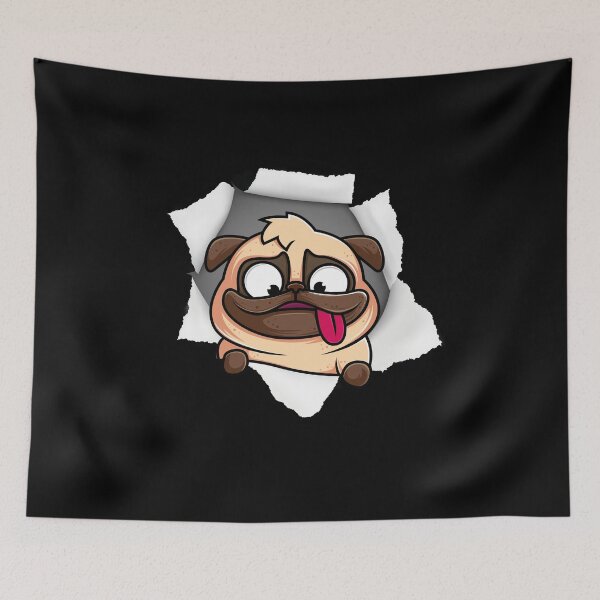 Item preview, torn paper dog designed and sold by Chaos-Touch.