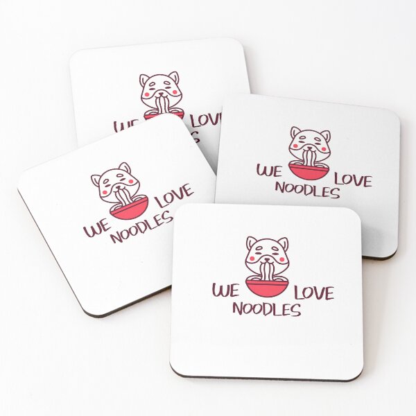 Item preview, We Love Noodles designed and sold by WinklyShop.