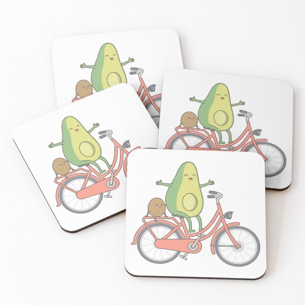 Item preview, Cute Avocado Riding A Bike Without Hands designed and sold by ttttee.