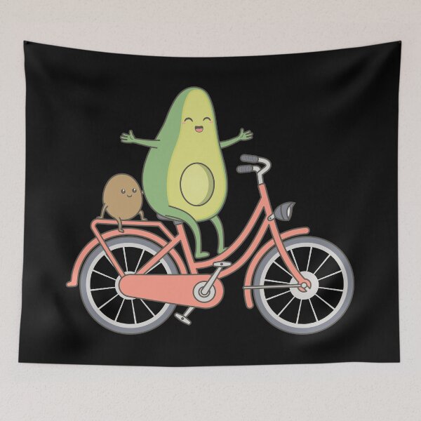 Item preview, Cute Avocado Riding A Bike Without Hands designed and sold by ttttee.