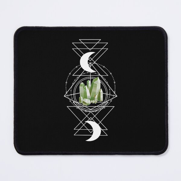 Item preview, Spiritual moon crystals green designed and sold by naligmaDesign.