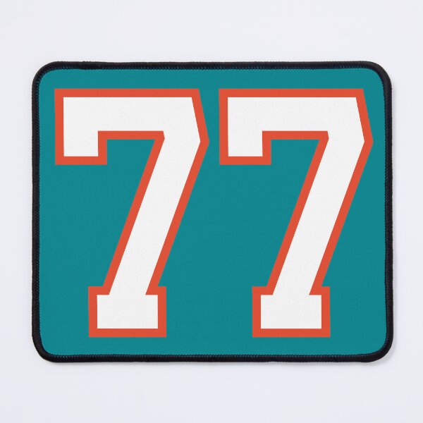 Item preview, Sports Number 77, white orange color lucky sport seventy seven designed and sold by ArtIsParty.