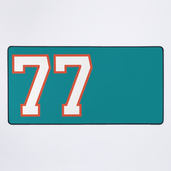 Item preview, Sports Number 77, white orange color lucky sport seventy seven designed and sold by ArtIsParty.