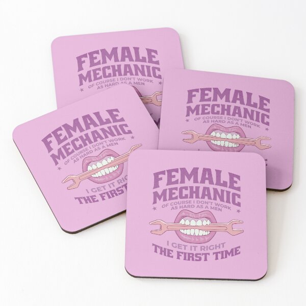 Item preview, Funny Female Car Mechanic | Woman Mechanic designed and sold by BeautyofColor.