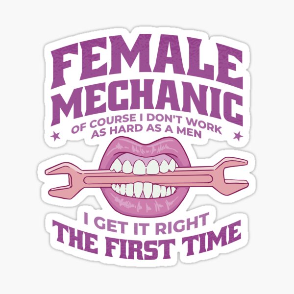 Artikel-Vorschau von Lustiger weiblicher Automechaniker | Frau Mechaniker, designt und verkauft von BeautyofColor.