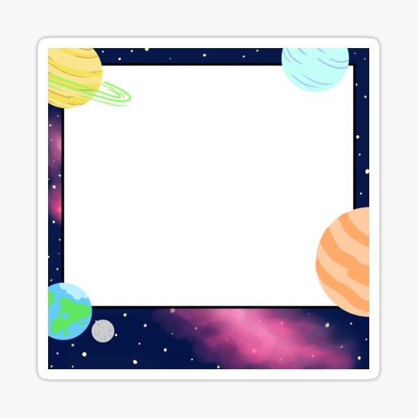 Polaroid Sticker Hd Transparent, Polaroid Frame Paper Note Space Stickers  Social Media, Cute Sun Stickers, Space Stickers, Polaroid Transparent PNG  Image For Free Download