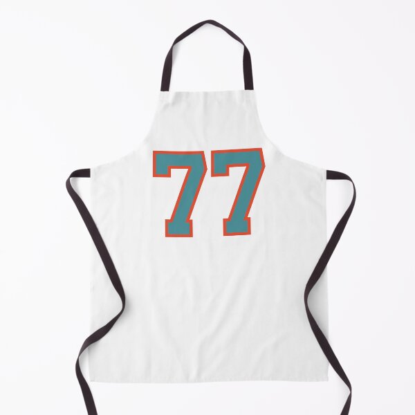 Item preview, 77 number, aqua orange lucky sports seventy seven designed and sold by ArtIsParty.