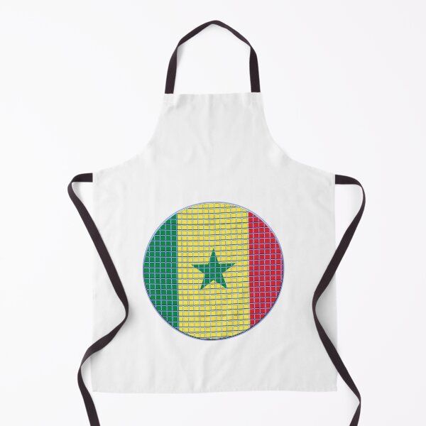 Item preview, Senegal Flag Rounded - Squares Pixel designed and sold by MoonElite.