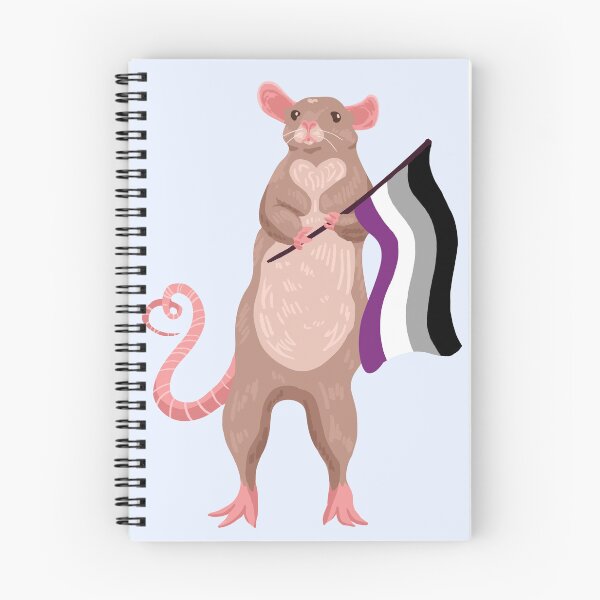 Item preview, Pride Rat (Asexual Pride Flag) designed and sold by SquashShop.