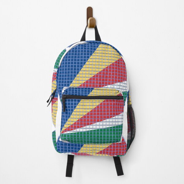 Item preview, Seychelles Flag Rounded - Squares Pixel designed and sold by MoonElite.