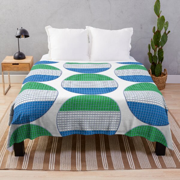 Item preview, Sierra Leone Flag Rounded - Squares Pixel  designed and sold by MoonElite.