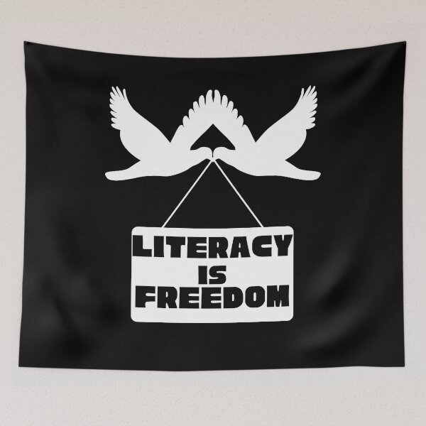 Item preview,  LITERACY IS FREEDOM  designed and sold by Affyboss6.