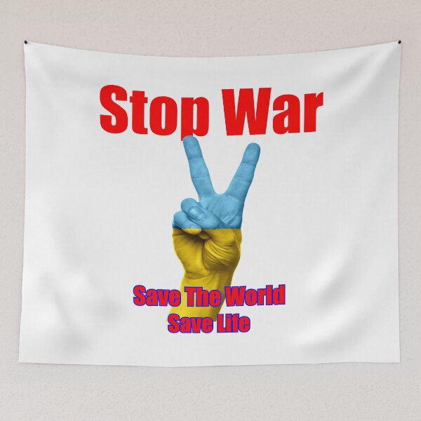 Item preview, Stop War, save the world, save life designed and sold by HdanRDesign.