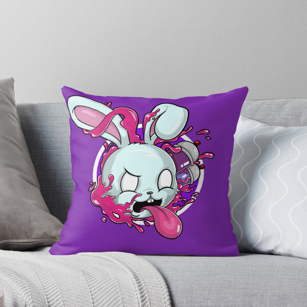 Item preview, Throw Pillow designed and sold by ACIDB0MB.