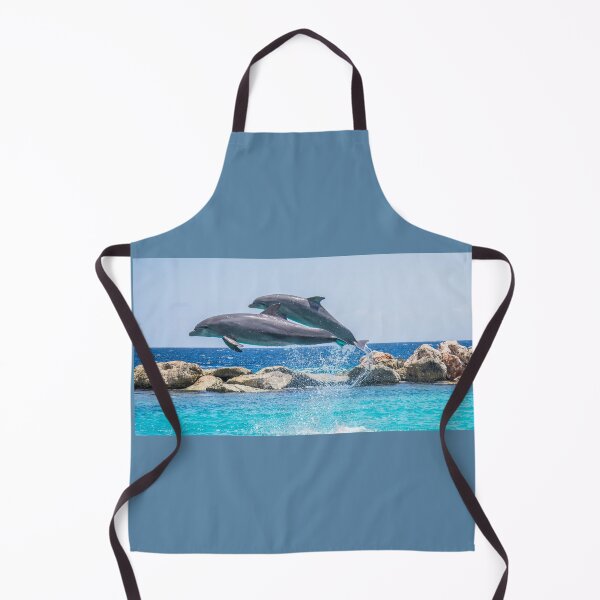 Item preview, Dolphin Pair Jumping designed and sold by bayberrygal.
