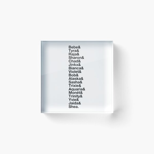 Item preview, Drag Race Winners List - Black Text Updated 2019 The Original designed and sold by MindpopCo.