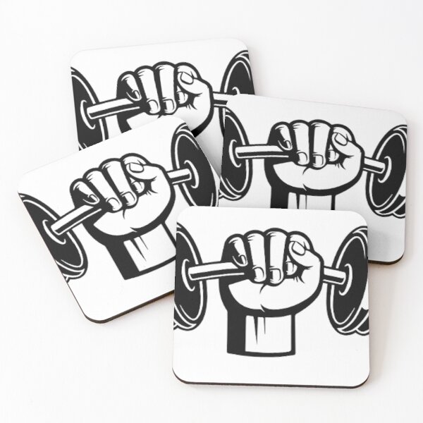 Item preview, hand holding dumbbell designed and sold by FunkisDesignes.